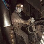 Mine de la Houve (Moselle) Ripage des piles de soutènement