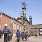 sortie de poste, fosse 24 à Estevelles, 1990