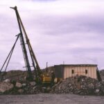 Salsigne, mine à ciel ouvert, les sondages 1987