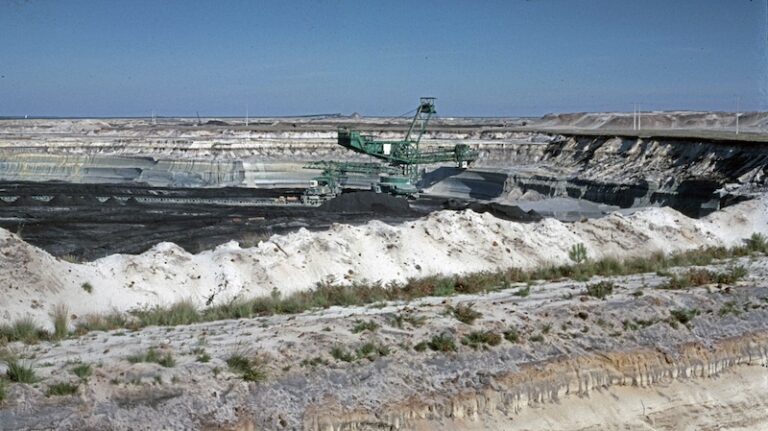 La mine de lignite d'Arjuzanx Beylongue - © PCG