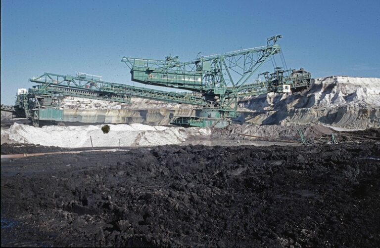 La mine de lignite d'Arjuzanx Beylongue - © PCG
