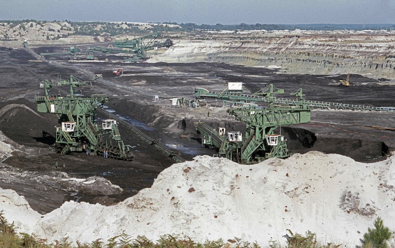 La mine de lignite d'Arjuzanx Beylongue - © PCG