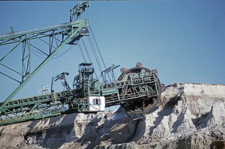La mine de lignite d'Arjuzanx Beylongue - © PCG