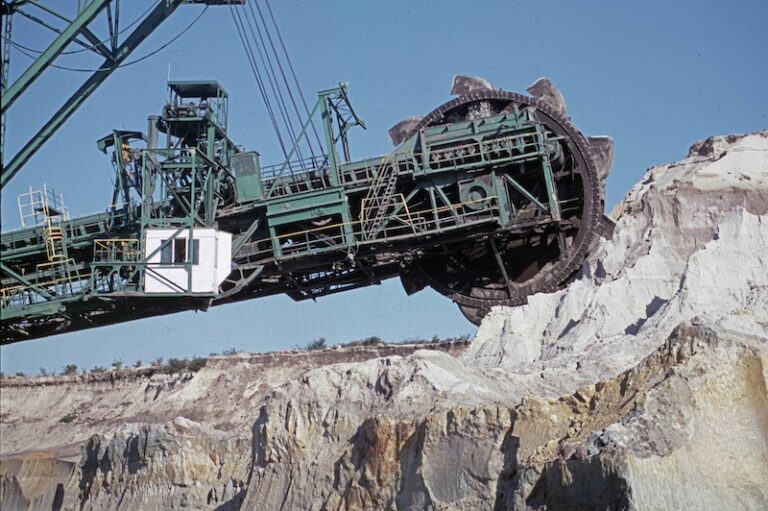 La mine de lignite d'Arjuzanx Beylongue - © PCG